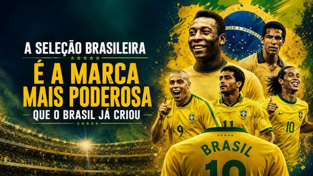 A seleção brasileira é a marca mais poderosa que o Brasil já produziu, e o Brasil é sempre favorito mesmo jogando mal